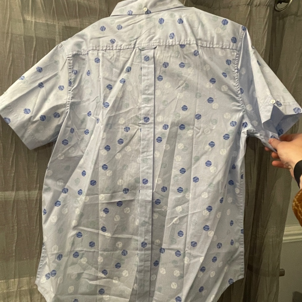 Ben Sherman Light Blue Shirt with Blue Pattern